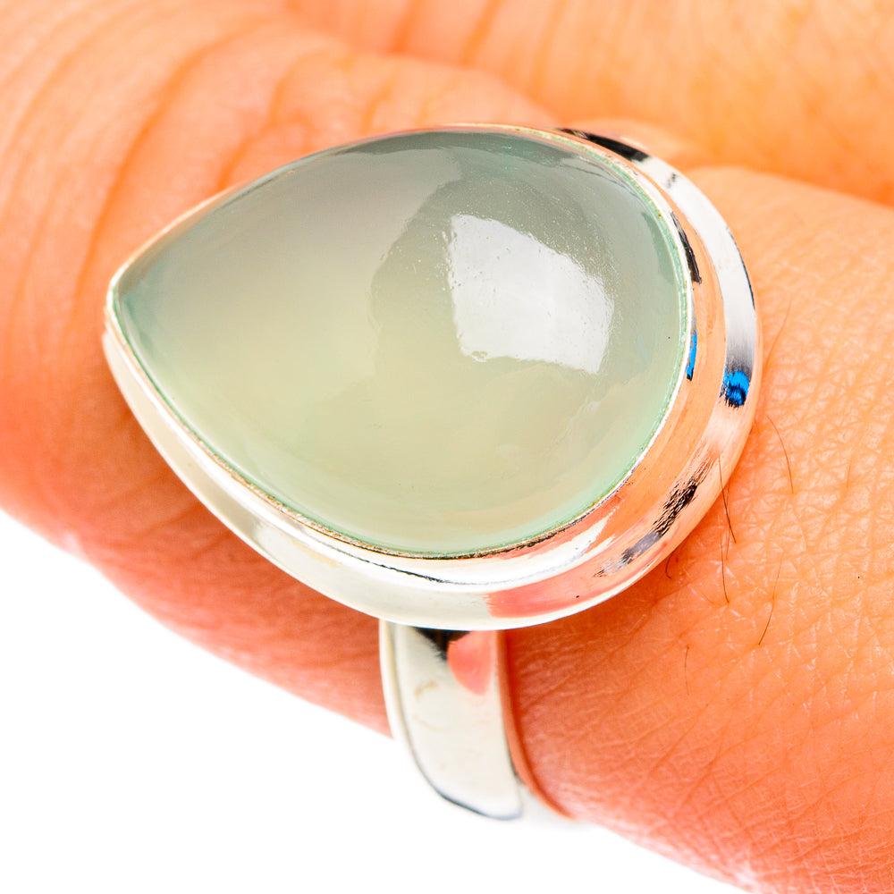 Aqua Chalcedony Rings handcrafted by Ana Silver Co - RING76782