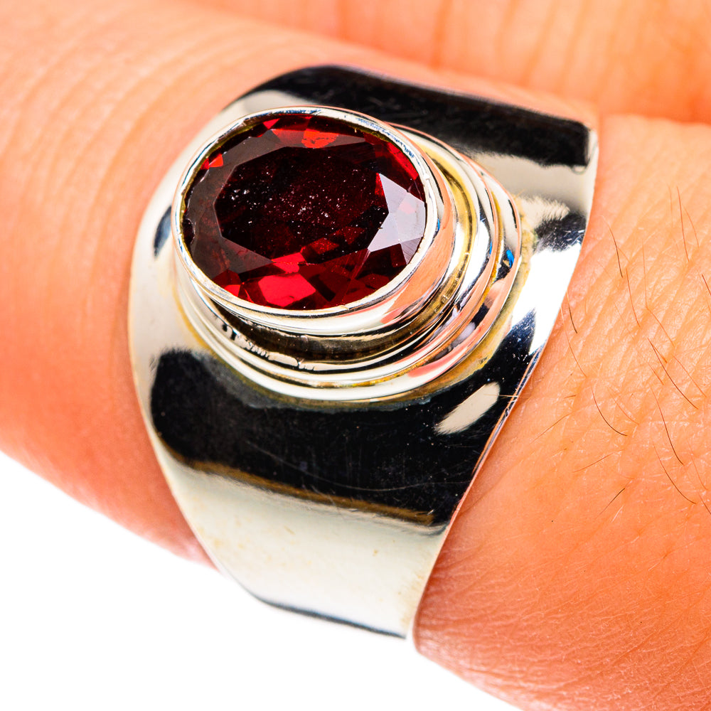 Garnet Rings handcrafted by Ana Silver Co - RING76793