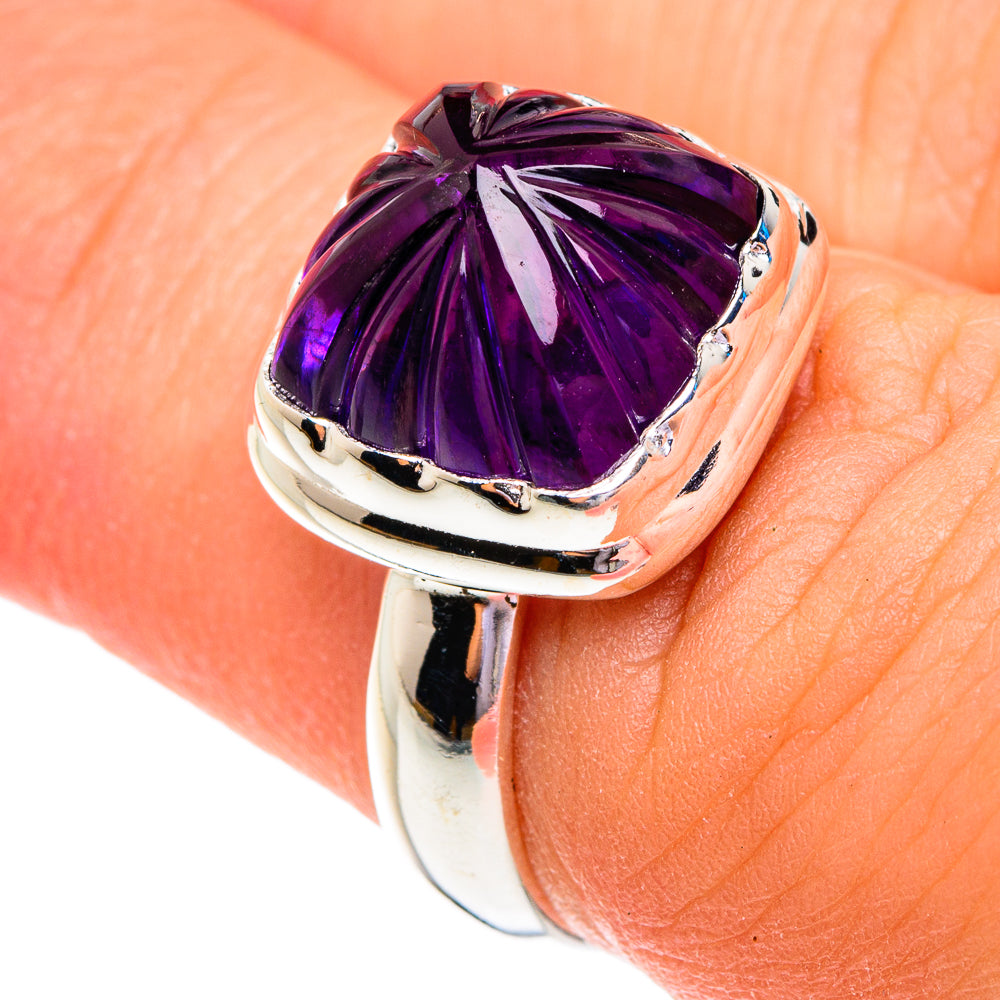 Amethyst Rings handcrafted by Ana Silver Co - RING76795