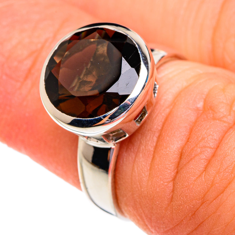 Smoky Quartz Rings handcrafted by Ana Silver Co - RING76810