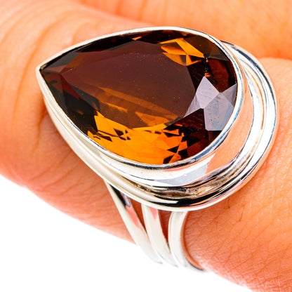 Mandarin Citrine Rings handcrafted by Ana Silver Co - RING76811
