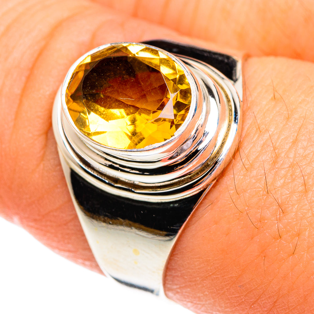 Citrine Rings handcrafted by Ana Silver Co - RING76813