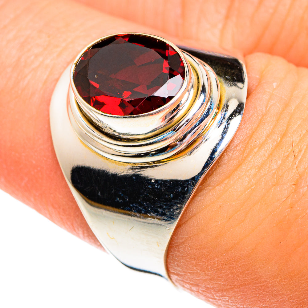 Garnet Rings handcrafted by Ana Silver Co - RING76816