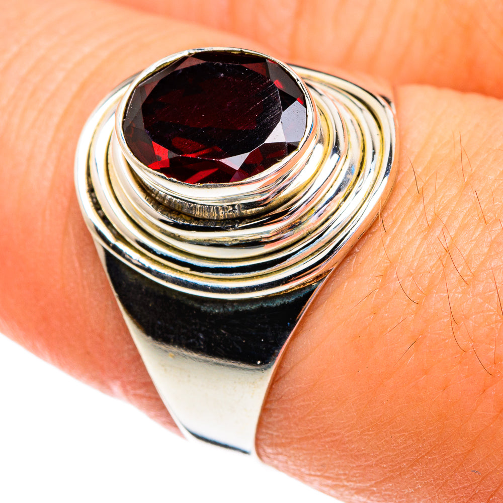 Garnet Rings handcrafted by Ana Silver Co - RING76817