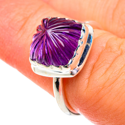 Amethyst Rings handcrafted by Ana Silver Co - RING76821