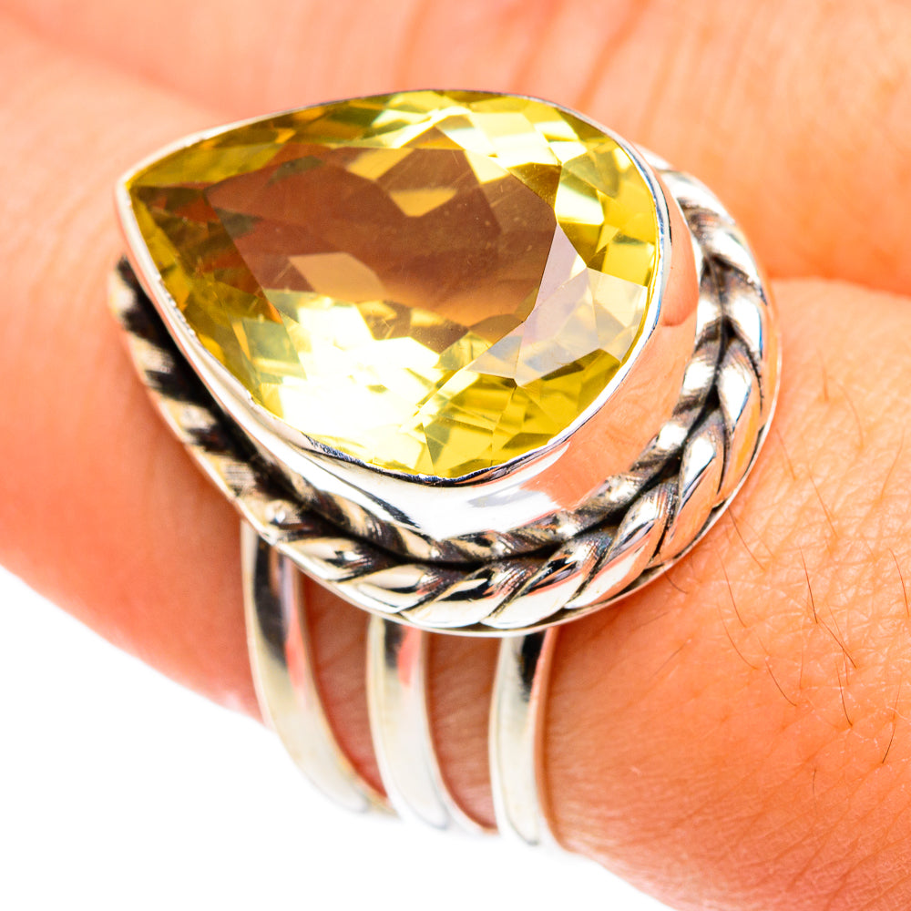 Citrine Rings handcrafted by Ana Silver Co - RING76827