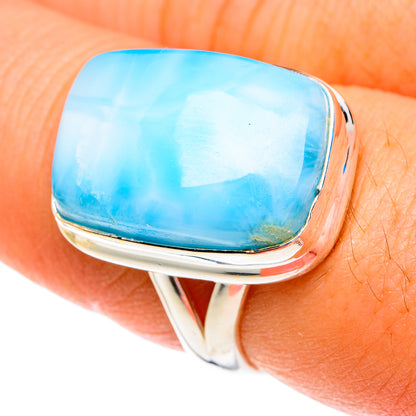 Larimar Rings handcrafted by Ana Silver Co - RING76829