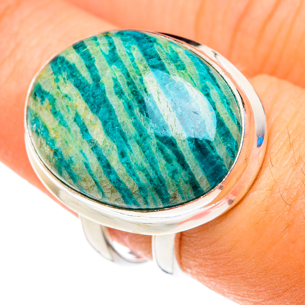 Amazonite Rings handcrafted by Ana Silver Co - RING76833