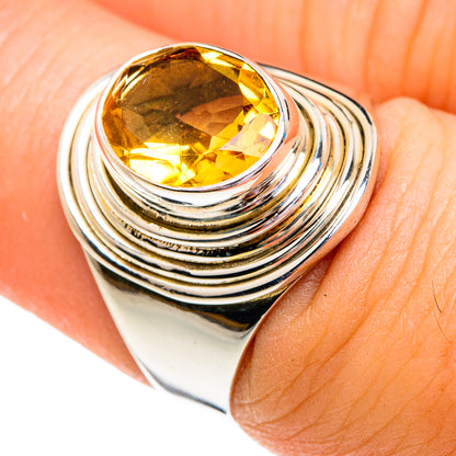 Citrine Rings handcrafted by Ana Silver Co - RING76838