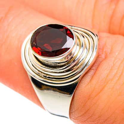 Garnet Rings handcrafted by Ana Silver Co - RING76841