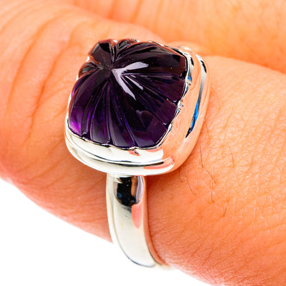 Amethyst Rings handcrafted by Ana Silver Co - RING76843