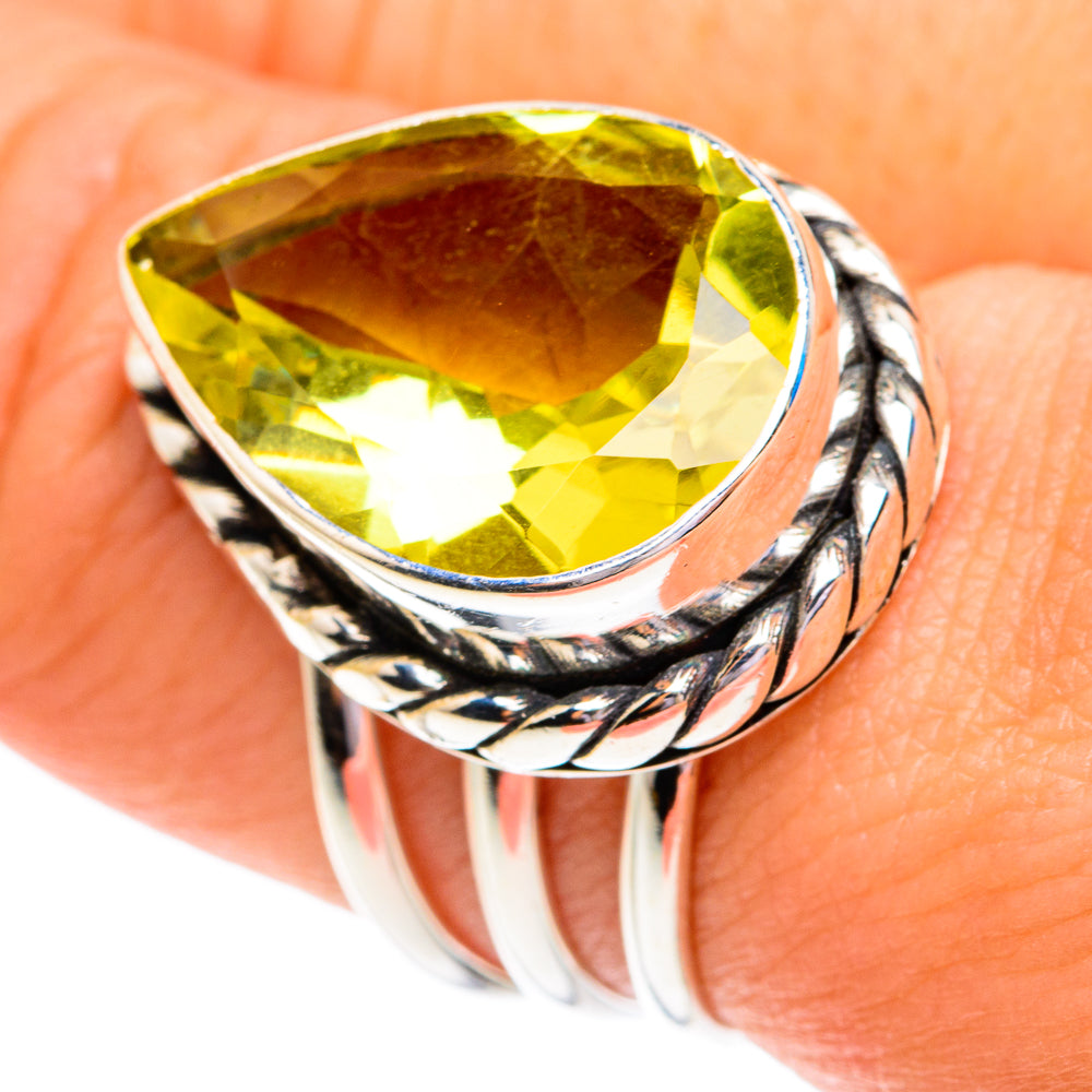 Citrine Rings handcrafted by Ana Silver Co - RING76855