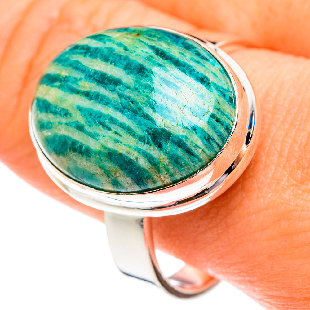 Amazonite Rings handcrafted by Ana Silver Co - RING76860