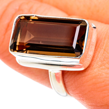 Smoky Quartz Rings handcrafted by Ana Silver Co - RING76862