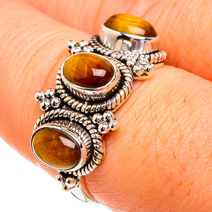 Tiger Eye Rings handcrafted by Ana Silver Co - RING76863