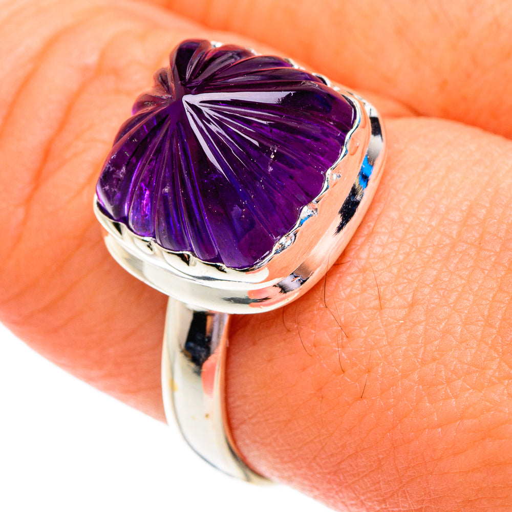 Amethyst Rings handcrafted by Ana Silver Co - RING76870