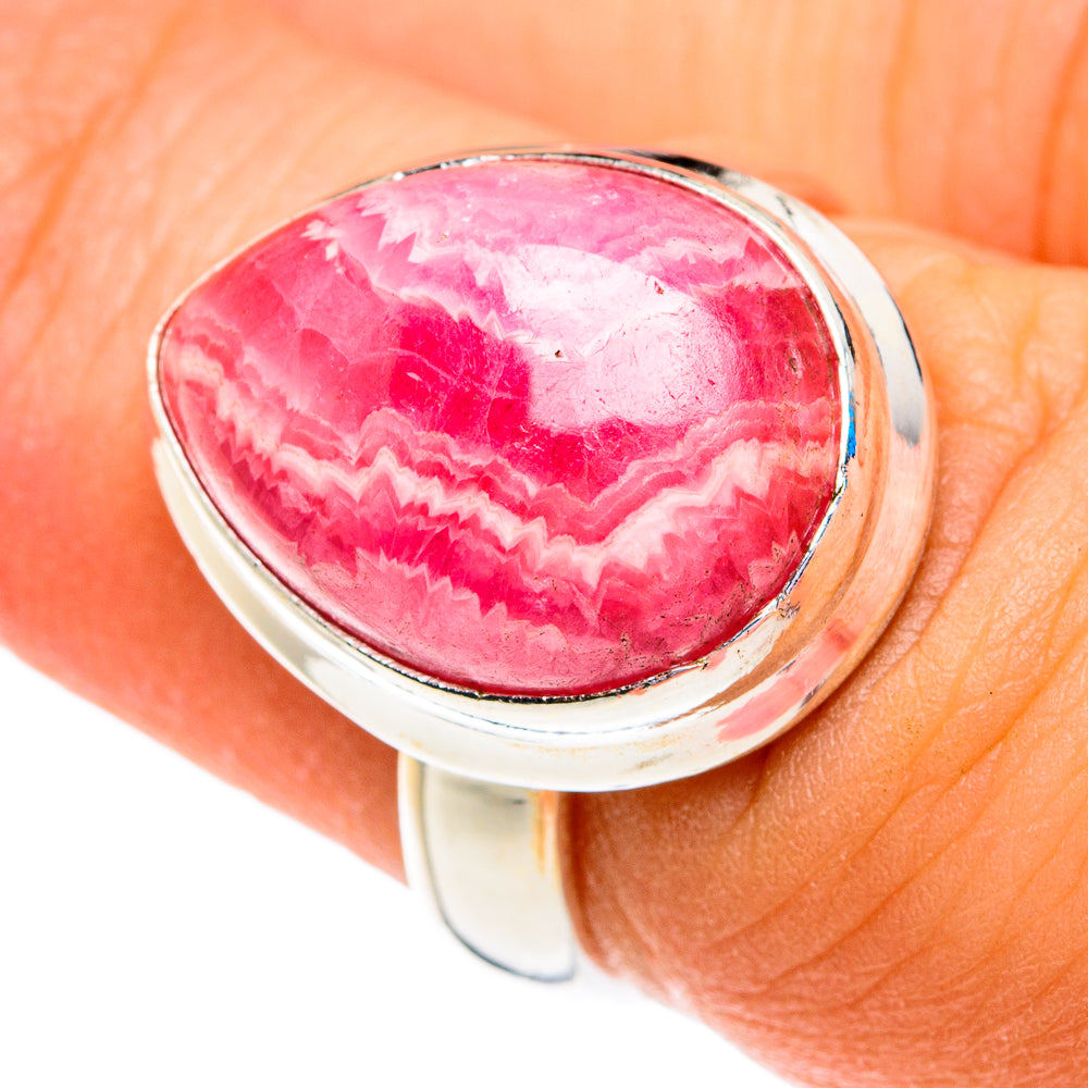 Rhodochrosite Rings handcrafted by Ana Silver Co - RING76898