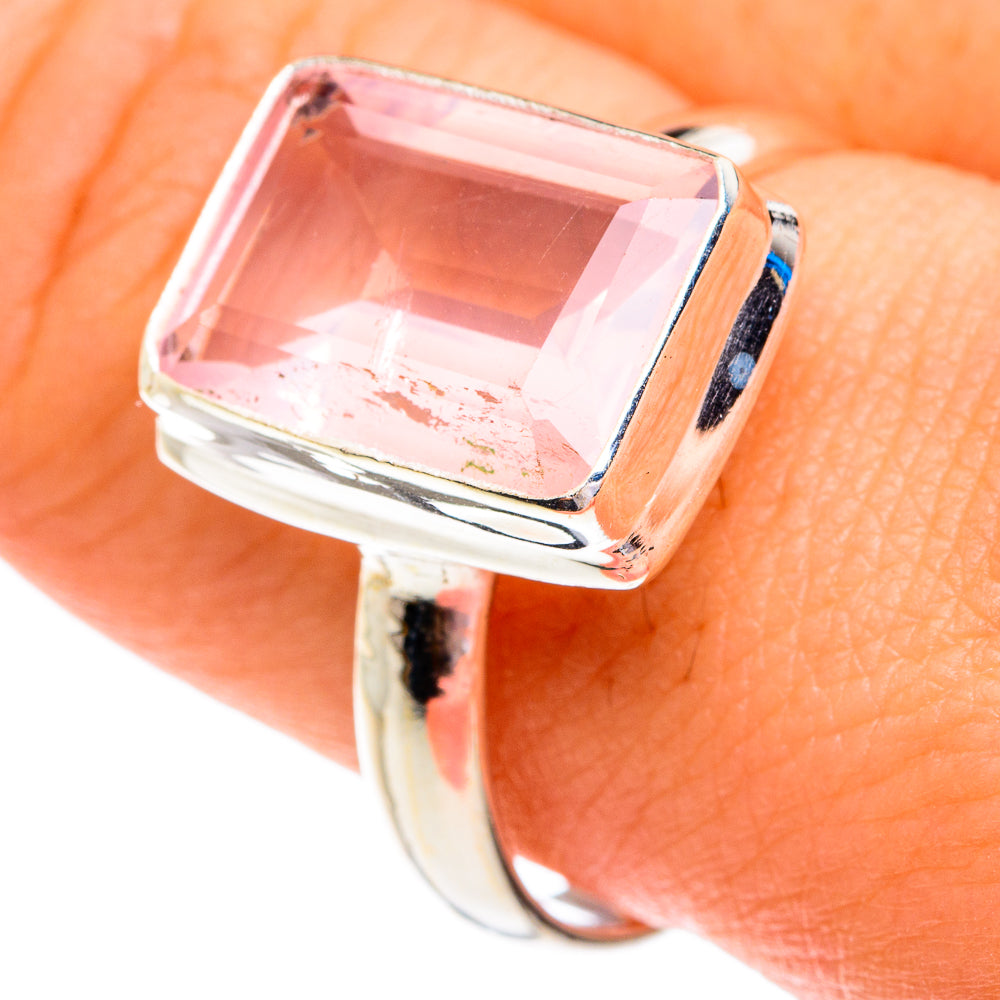 Rose Quartz Rings handcrafted by Ana Silver Co - RING76900