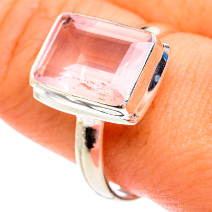 Rose Quartz Rings handcrafted by Ana Silver Co - RING76900