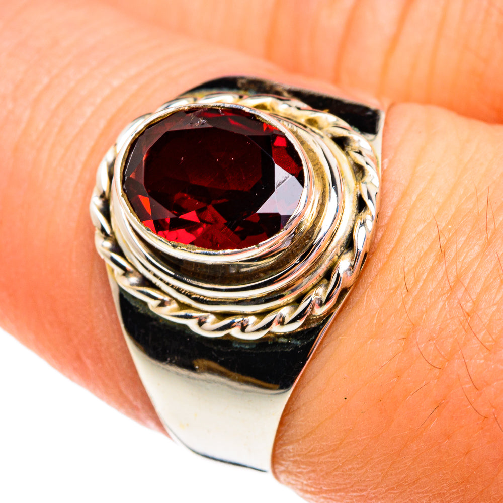 Garnet Rings handcrafted by Ana Silver Co - RING76903