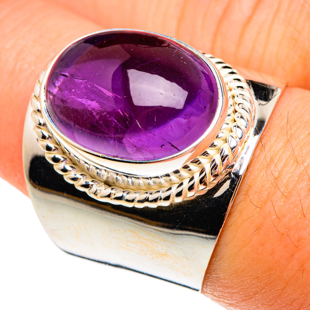 Amethyst Rings handcrafted by Ana Silver Co - RING76904