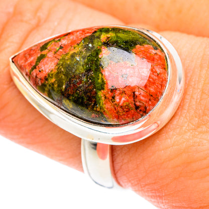 Unakite Rings handcrafted by Ana Silver Co - RING76917