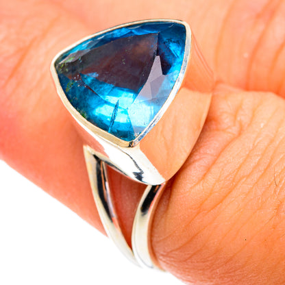 Blue Quartz Rings handcrafted by Ana Silver Co - RING76920