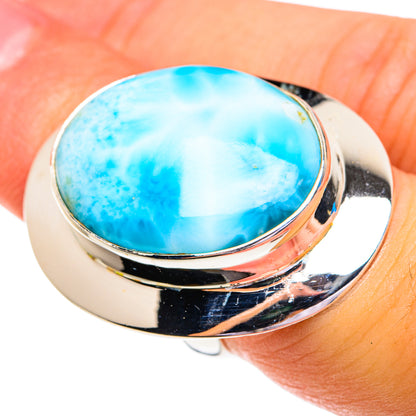 Larimar Rings handcrafted by Ana Silver Co - RING76926