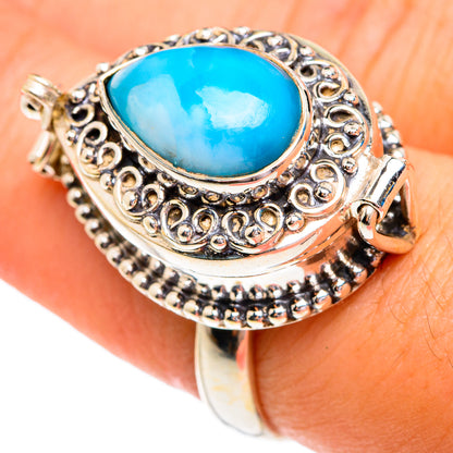 Larimar Rings handcrafted by Ana Silver Co - RING76927
