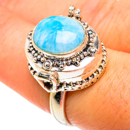 Larimar Rings handcrafted by Ana Silver Co - RING76929