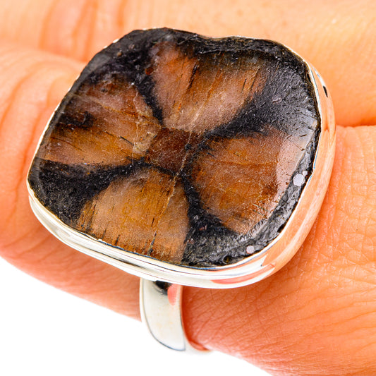 Chiastolite Rings handcrafted by Ana Silver Co - RING76935
