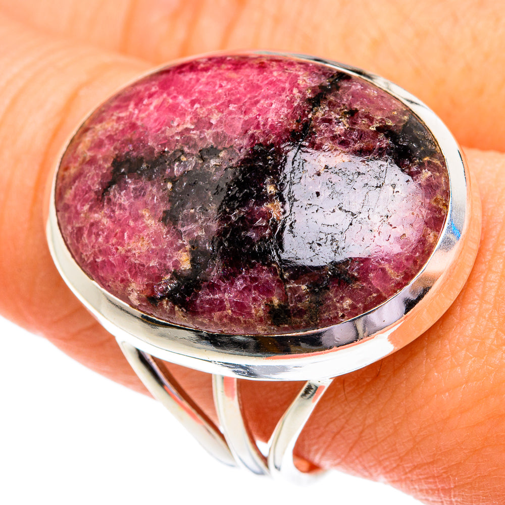 Rhodonite Rings handcrafted by Ana Silver Co - RING76939