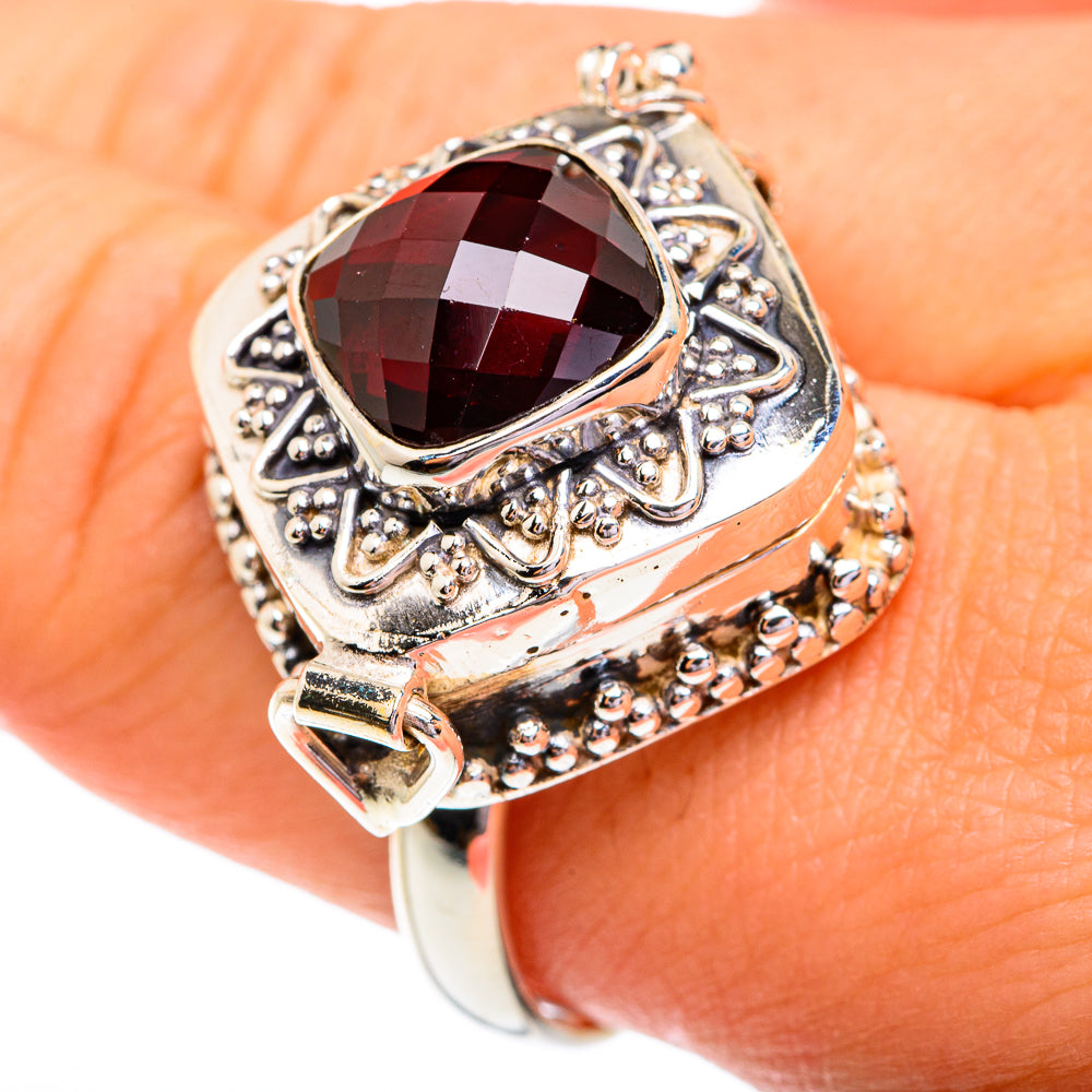 Garnet Rings handcrafted by Ana Silver Co - RING76945