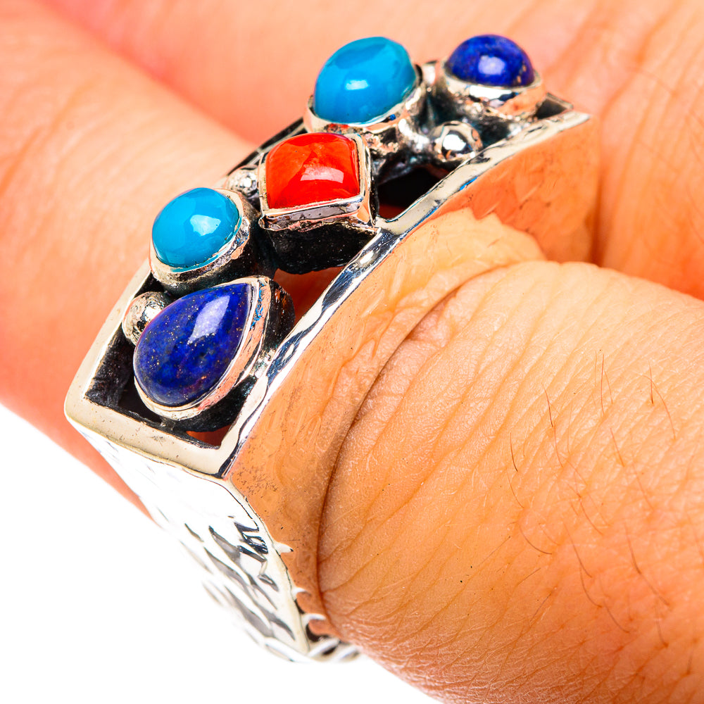 Chrysocolla Rings handcrafted by Ana Silver Co - RING76955