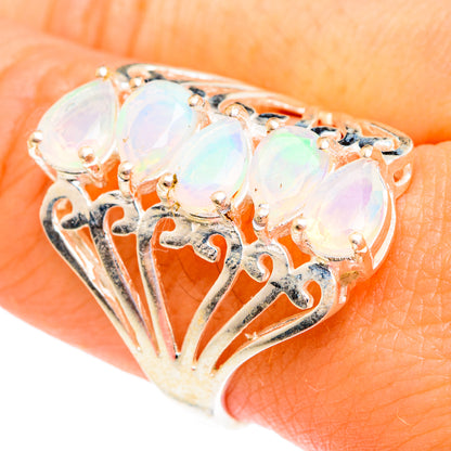 Ethiopian Opal Rings handcrafted by Ana Silver Co - RING76957