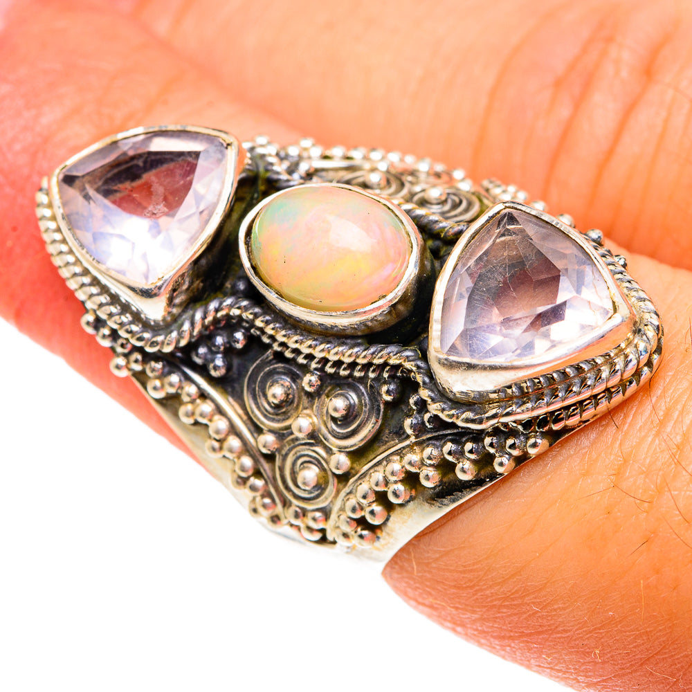 Ethiopian Opal Rings handcrafted by Ana Silver Co - RING76958