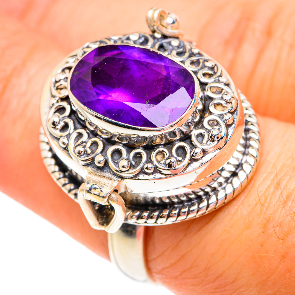 Amethyst Rings handcrafted by Ana Silver Co - RING76984