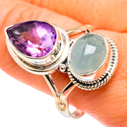 Aquamarine Rings handcrafted by Ana Silver Co - RING76988