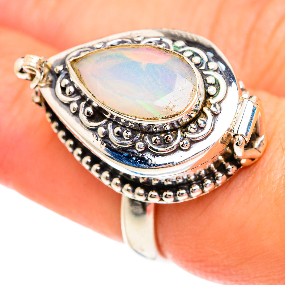 Ethiopian Opal Rings handcrafted by Ana Silver Co - RING76992