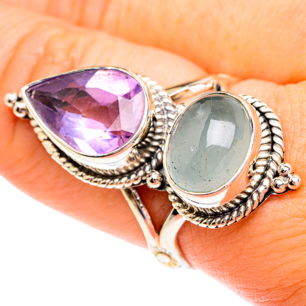 Aquamarine Rings handcrafted by Ana Silver Co - RING77013