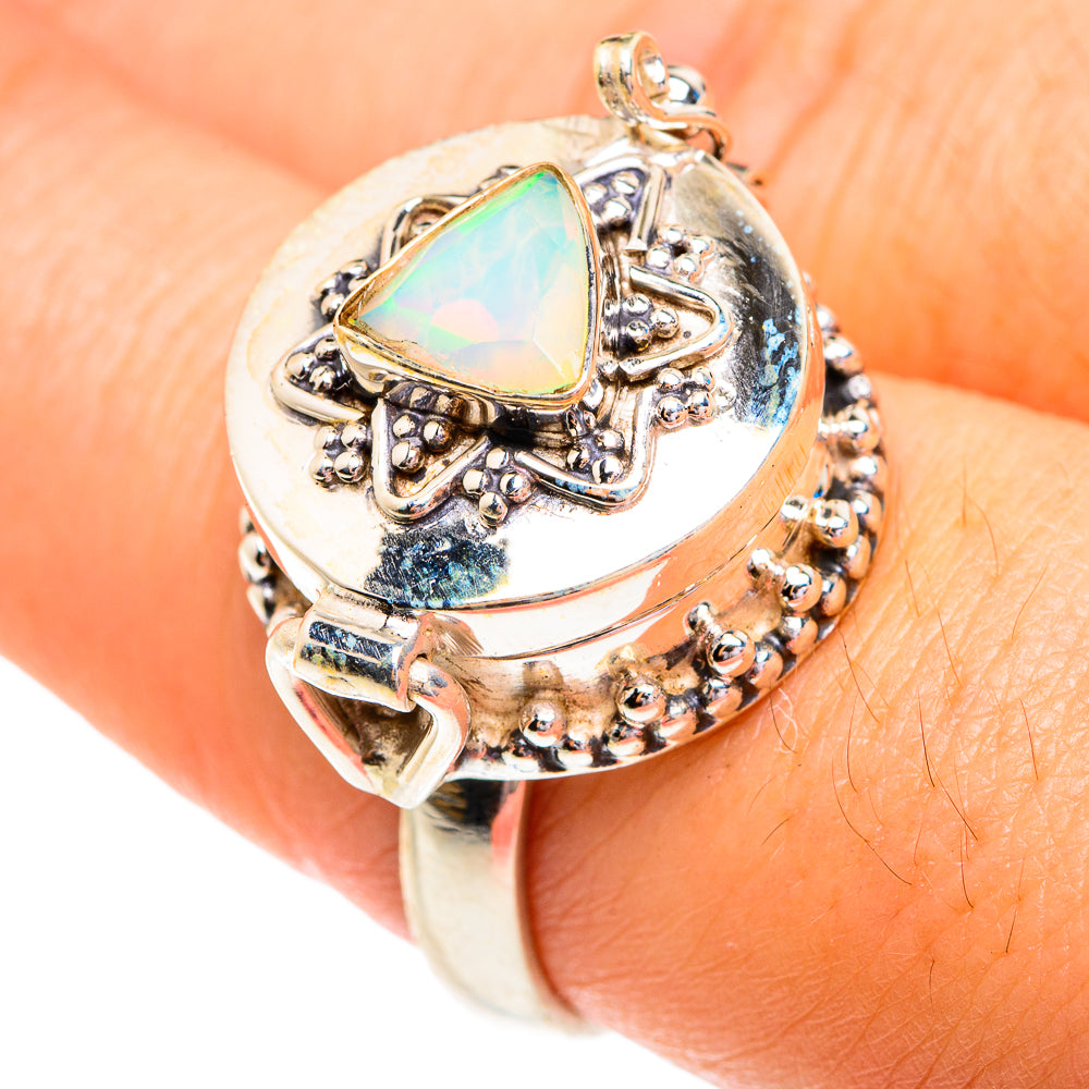 Ethiopian Opal Rings handcrafted by Ana Silver Co - RING77018
