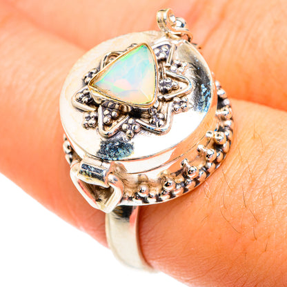 Ethiopian Opal Rings handcrafted by Ana Silver Co - RING77018