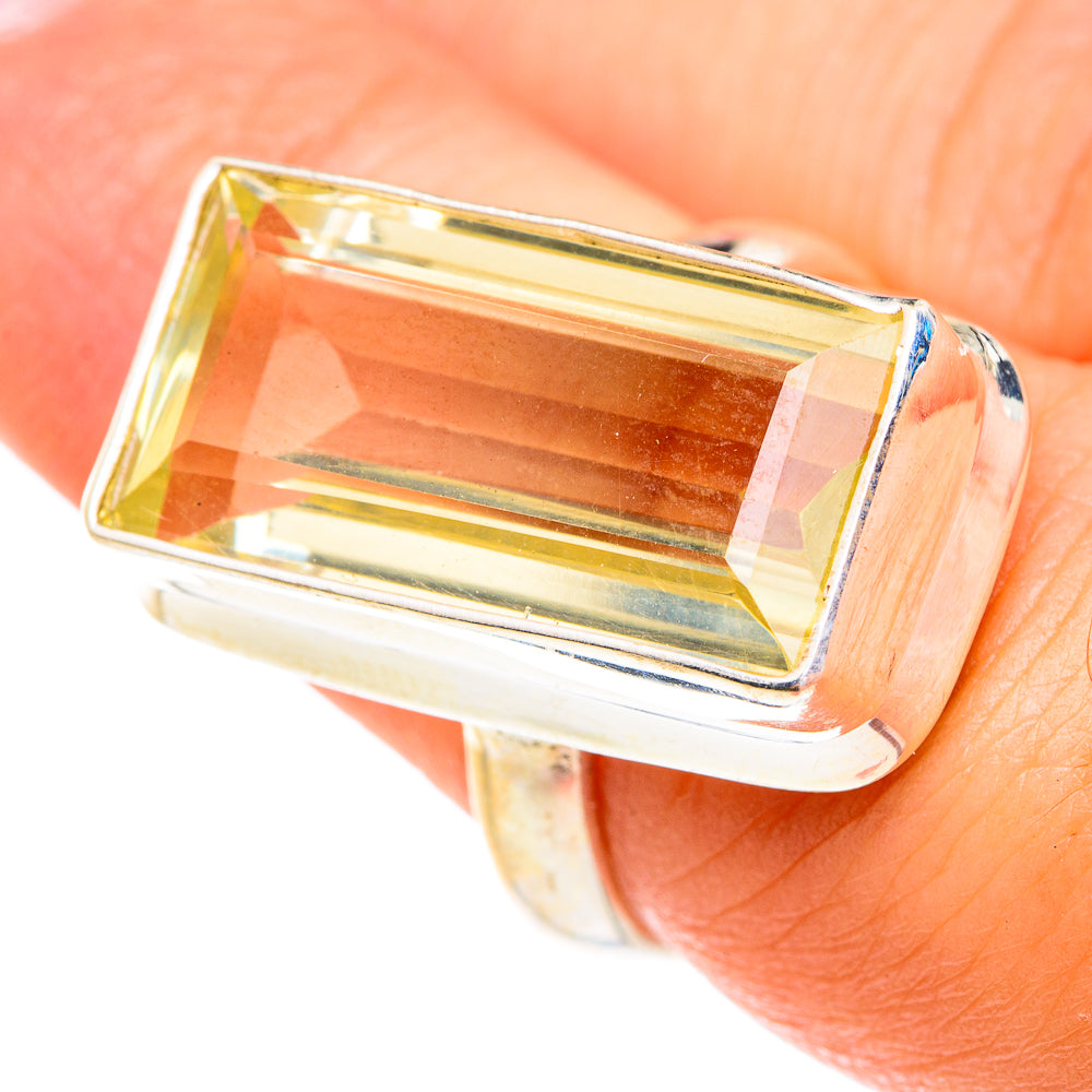 Citrine Rings handcrafted by Ana Silver Co - RING77019