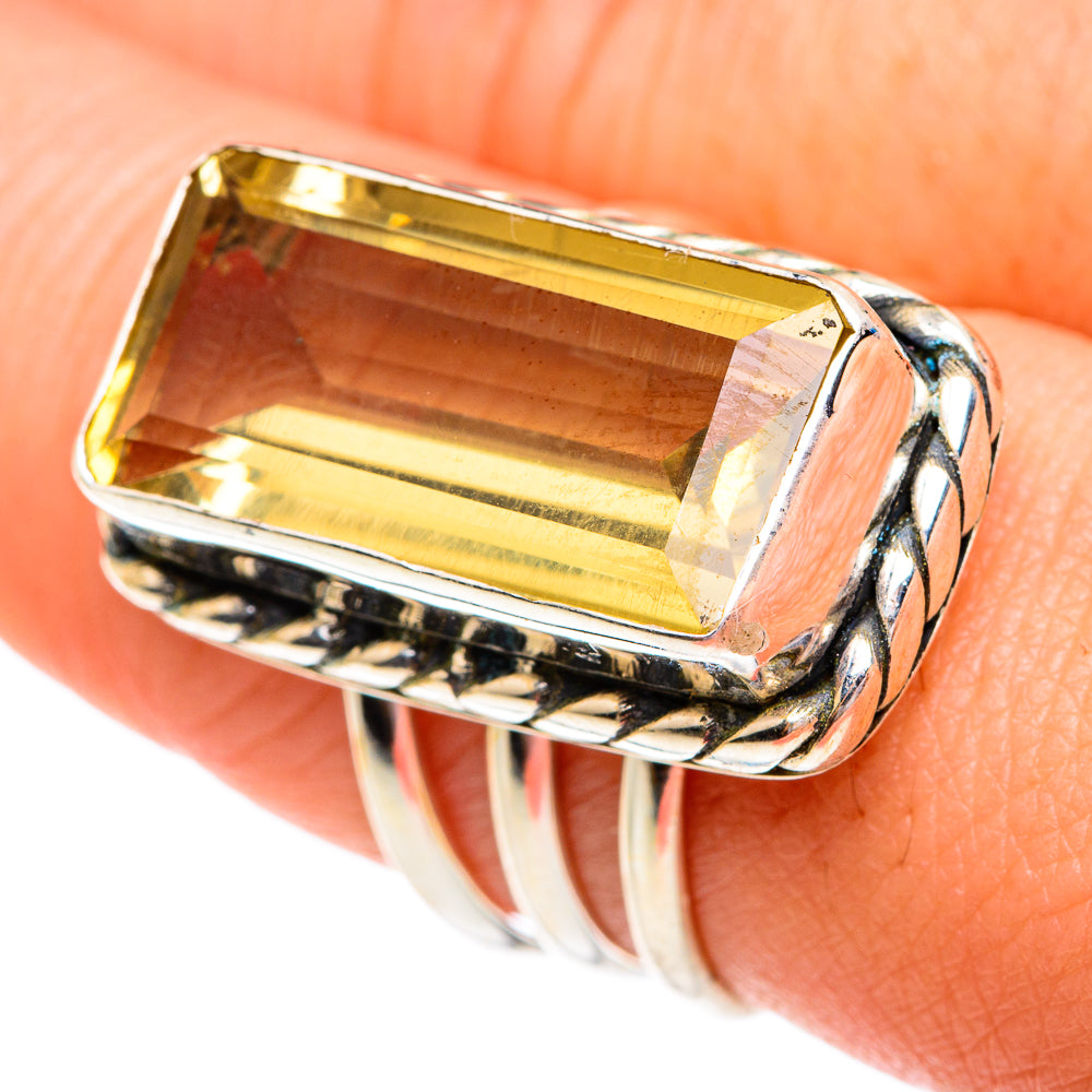 Citrine Rings handcrafted by Ana Silver Co - RING77020