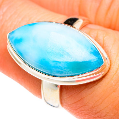 Larimar Rings handcrafted by Ana Silver Co - RING77023