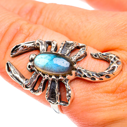 Labradorite Rings handcrafted by Ana Silver Co - RING77029