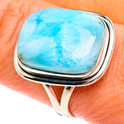 Larimar Rings handcrafted by Ana Silver Co - RING77030