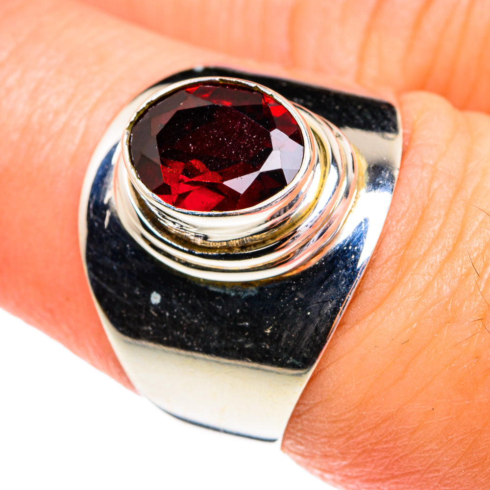Garnet Rings handcrafted by Ana Silver Co - RING77039