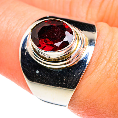 Garnet Rings handcrafted by Ana Silver Co - RING77039