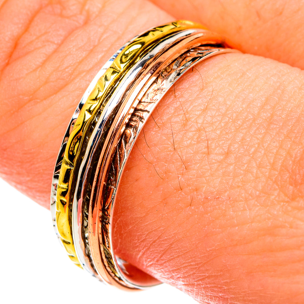 Meditation Spinner Rings handcrafted by Ana Silver Co - RING77043